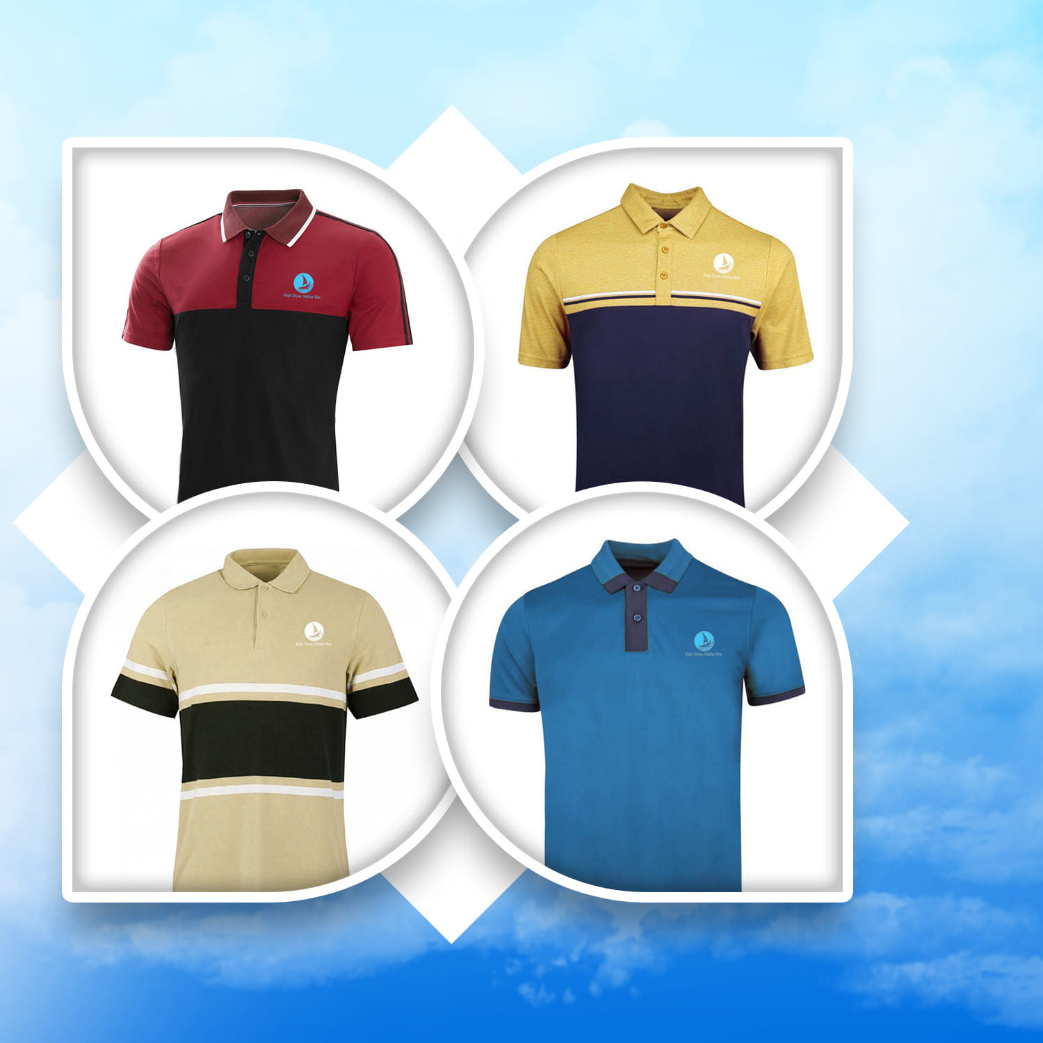 Áo thun doanh nghiệp: Cách phối màu áo thun doanh nghiệp theo bộ nhận diện thương hiệu cùng Blue Ocean Uniform